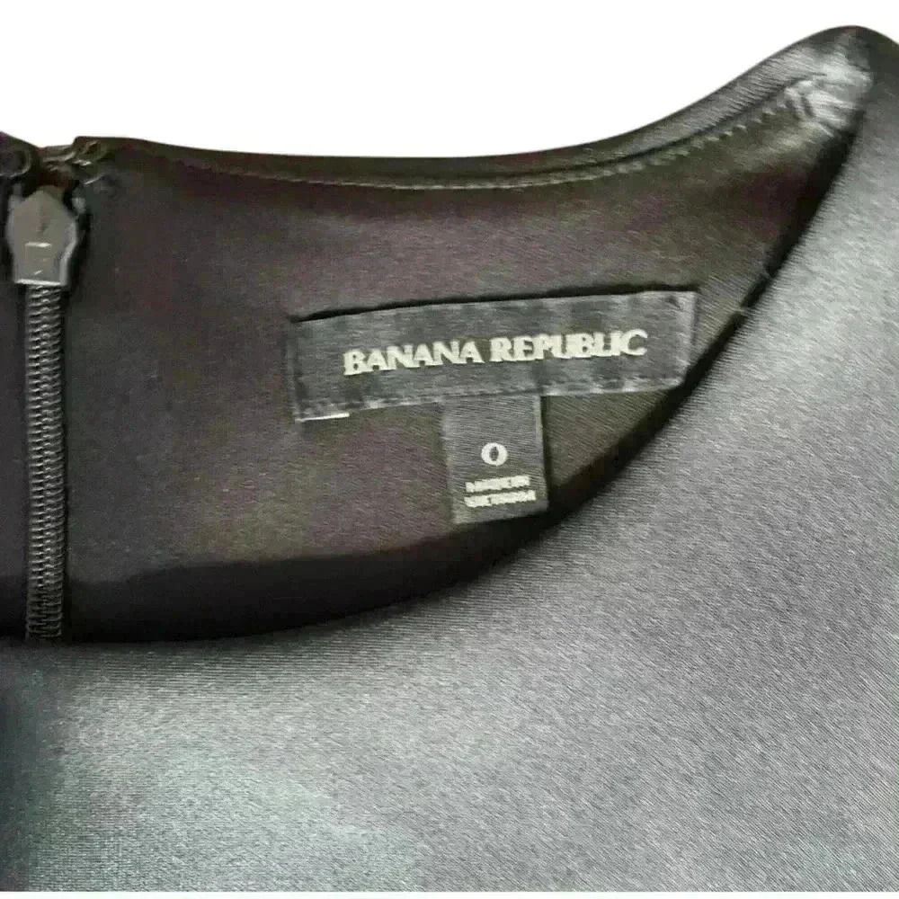 Banana Republic dress size 0 color black - Picture 4 of 4